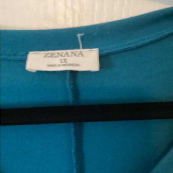 Teal tunic 1X - Picture 2 of 3